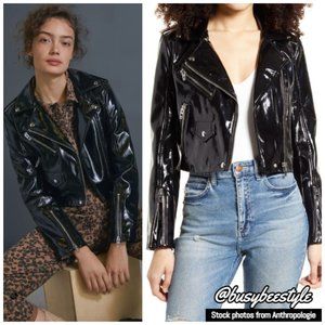 NWT Blank NYC Cobie Faux Leather Moto Jacket Small